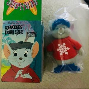 Vintage Disney Bernard Ornament – Rescuers Down Under (1990) – New in Box